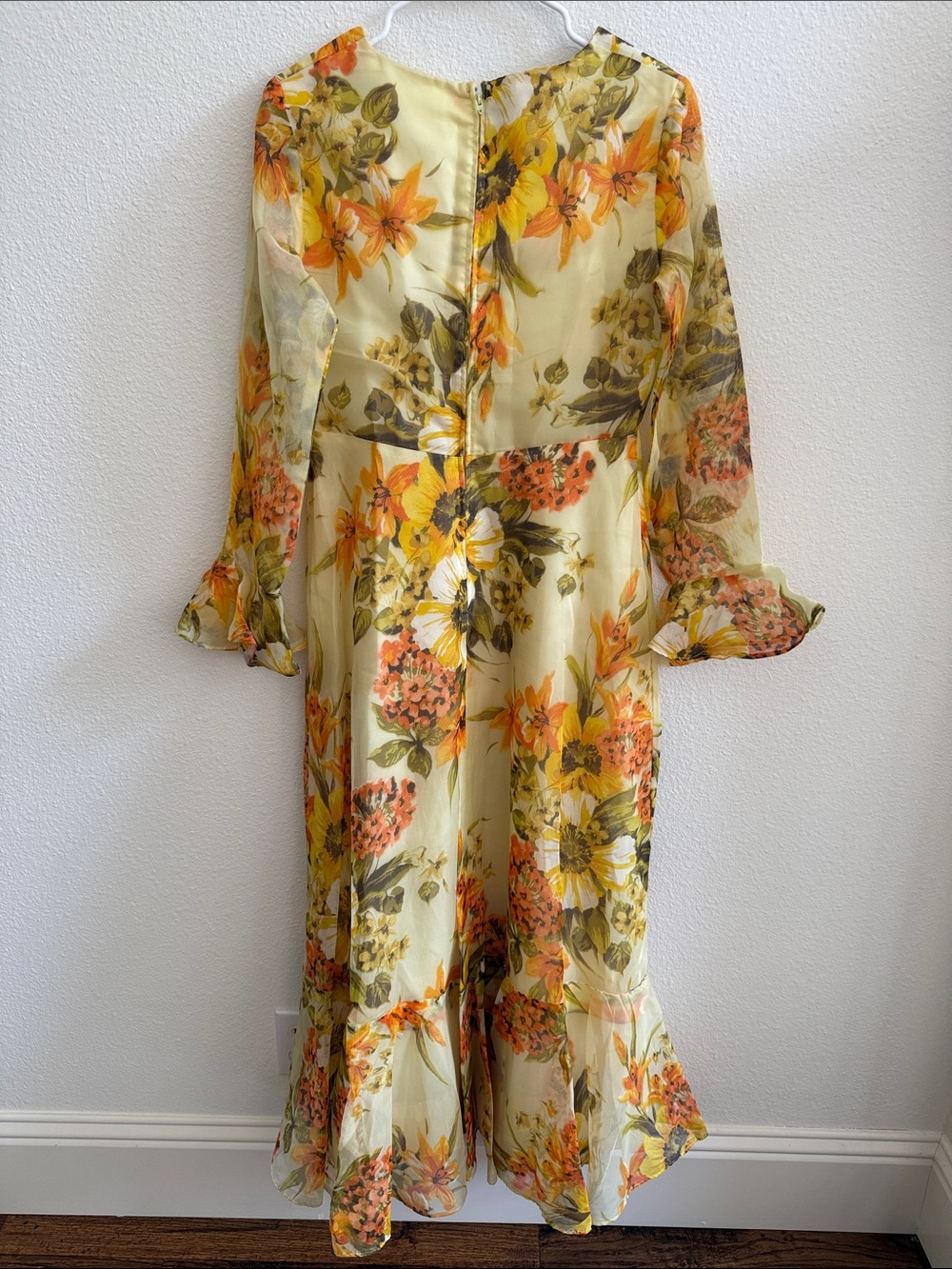Avalon Classics Floral Long Sleeve Midi Dress - Picture 6 of 8